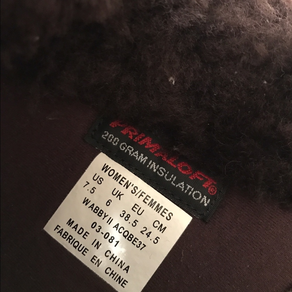 The North Face Women's Brown Suede Fur-Trim Winter Boots - Picture 3 of 4